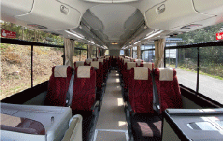 中型バス／令和2年製造車両 内装