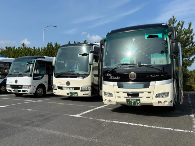 たまたま出雲空港で✈️大中小揃いました。
#仁多観光バス